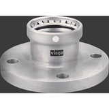 Viega 95720 (4159XL) MegaPress 304 FKM 2 1/2 in Press Class 150 Flat Face Flange (1 Each) - 2