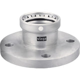 Viega 95725 (4159XL) MegaPress 304 FKM 304 Stainless Steel Press Connection Class 150 Flat Face Flange (1 Each)