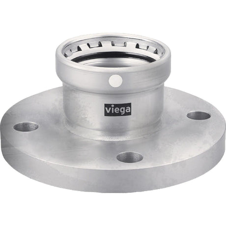 Viega 95725 (4159XL) MegaPress 304 FKM 304 Stainless Steel Press Connection Class 150 Flat Face Flange (1 Each)