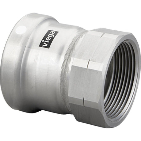 Viega 95775 (4112XL) MegaPress 304 FKM 3 in. Press x 3 in. Female Pipe Thread Adapter (1 Pack)