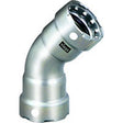 Viega 95790 (4126) 1 1/4 in. 45 Degree MegaPress 304 FKM Stainless Steel Press Elbow (1 Each)