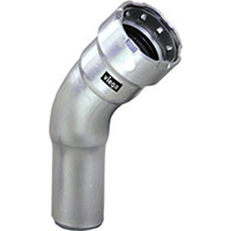 Viega 95850 (4126.1) MegaPress 304 Stainless Steel 45 Degree Street Elbow 1-1/4 in. (1 Each)