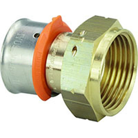 Viega 96165 (2893ZL) PureFlow Press Zero Lead Bronze Tailpiece 1 in Press x 1-1/4 in Female BSP