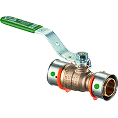 Viega 98202 (2870ZL) PureFlow Press 1 1/2 in. Zero Lead Full Port Press Ball Valve for Potable Water (1 Each)