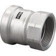 Viega 98315 (6812XL) 2-1/2 in Press x 2-1/2 in FPT 316 Stainless Steel MegaPress Adapter (1 Pack)