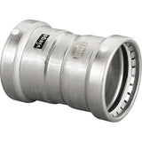 Viega 98375 (6815XL) MegaPress 2 1/2 in. x 2 1/2 in. 316 Stainless Steel Press Coupling with Stop (1 Each)