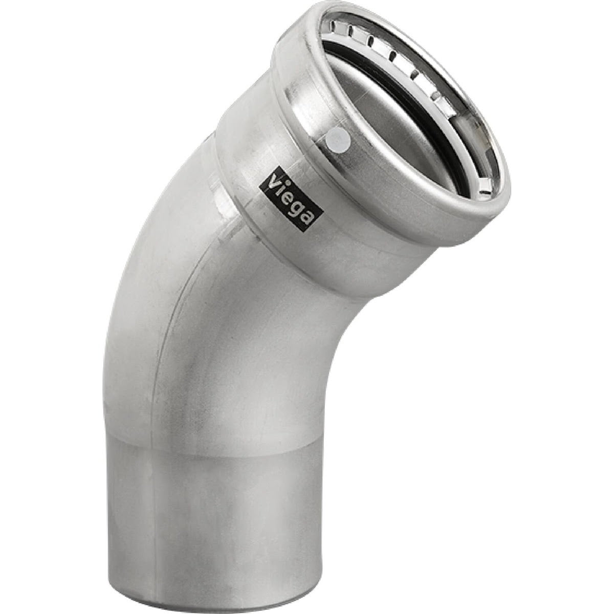 Viega 98505 (6826.1XL) MegaPress 316 FKM 4 in 45 Degree Street Elbow Press Fitting (1 Each)