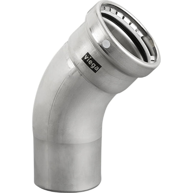 Viega 98505 (6826.1XL) MegaPress 316 FKM 4 in 45 Degree Street Elbow Press Fitting (1 Each)