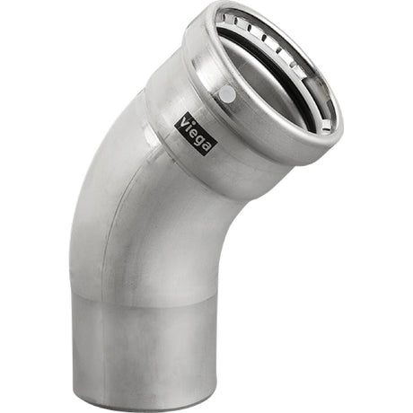 Viega 98505 (6826.1XL) MegaPress 316 FKM 4 in 45 Degree Street Elbow Press Fitting (1 Each)