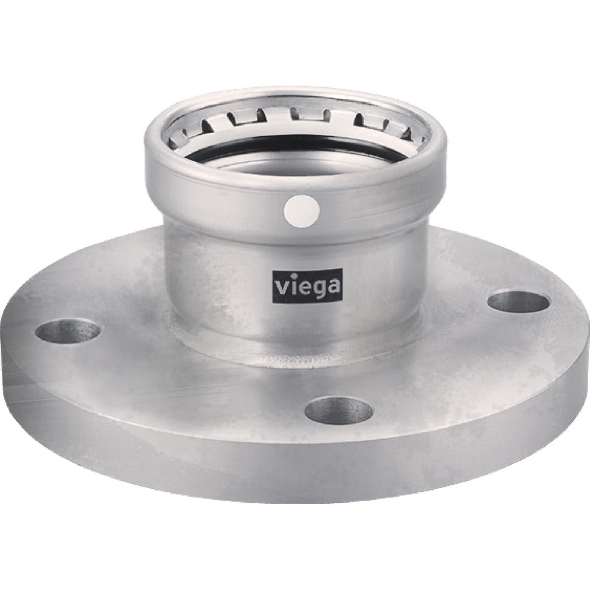 Viega 98535 (6859XL) MegaPress 4 in. 316 Stainless Steel Class 150 Raised Face Press Flange (1 Each)