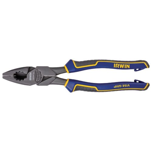 Vise-Grip 1902415 9.5" High Leverage Lineman's Pliers With Fish Tape Puller