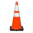 Vizcon 15028-NSWB-T24-7 28" Fluorescent Wide Body Traffic Safety Cone with 7 lb Base