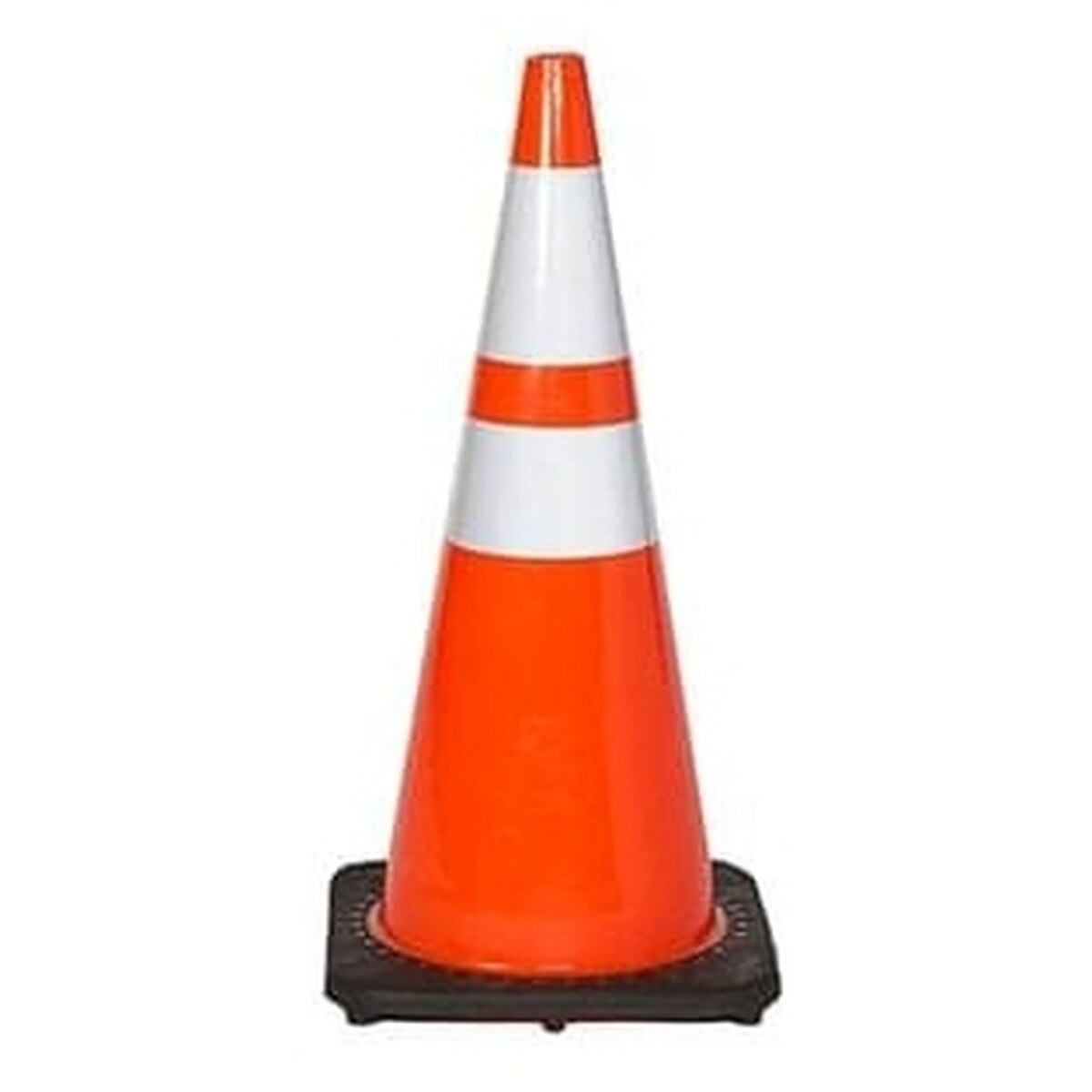 Vizcon 15028-NSWB-T24-7 28" Fluorescent Wide Body Traffic Safety Cone with 7 lb Base