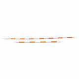 Vizcon 150610A-CBOW Cone Bar, Retractable, 5.5' to 10.5', Org/Wht Ref - 2