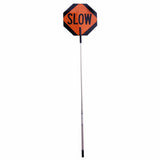 Vizcon 18018-SS-EG5 18" Aluminum Paddle, Stop/Slow, 5' Plastic Handle, Engineer