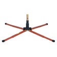 Vizcon 22300 Single Spring Sign Stand with Step N Drop Telescoping Legs and Standard Latch Bracket