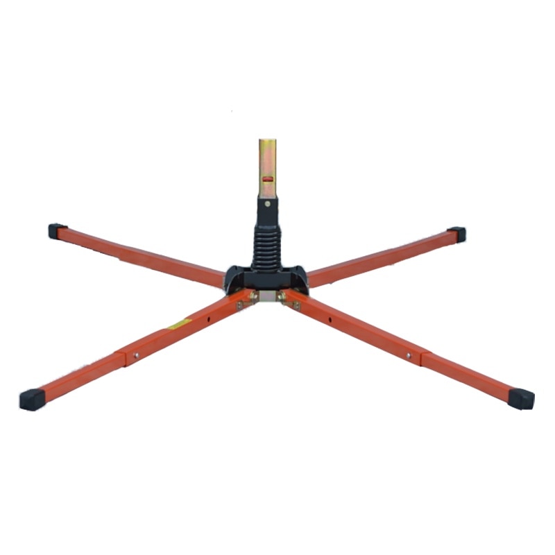Vizcon 22300 Single Spring Sign Stand with Step N Drop Telescoping Legs and Standard Latch Bracket