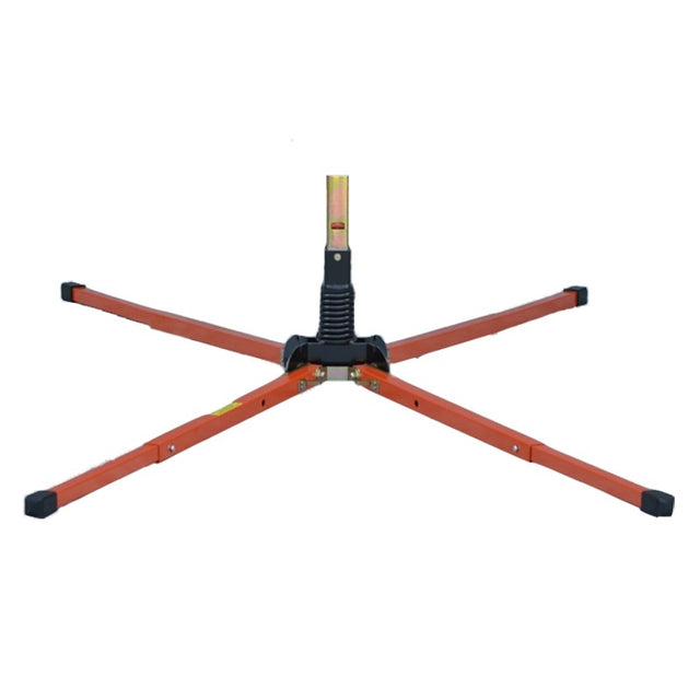 Vizcon 22300 Single Spring Sign Stand with Step N Drop Telescoping Legs and Standard Latch Bracket