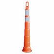 Vizcon 46244-CHIP 42" Tall Cone Looper Channelizer with 4" HIP Bands No Base