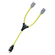Voltec 04-00095 "Y" Adapter with Locking Plug and Lighted Ends