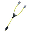 Voltec 04-00095 "Y" Adapter with Locking Plug and Lighted Ends