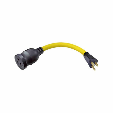 Voltec 04-00098 1' U-Ground 5-15P to T-Slot 5-20R Adapter