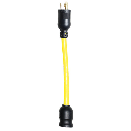 VOLTEC 04-0092N 1ft 12/3 STW Yellow/Black L5-20P to 5-15R Adapter