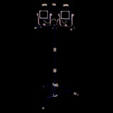 Voltec 08-00734 Dual 88W DOB LED Tripod Work Light with Quick Release Removable Sled Base 8,800 Lumens