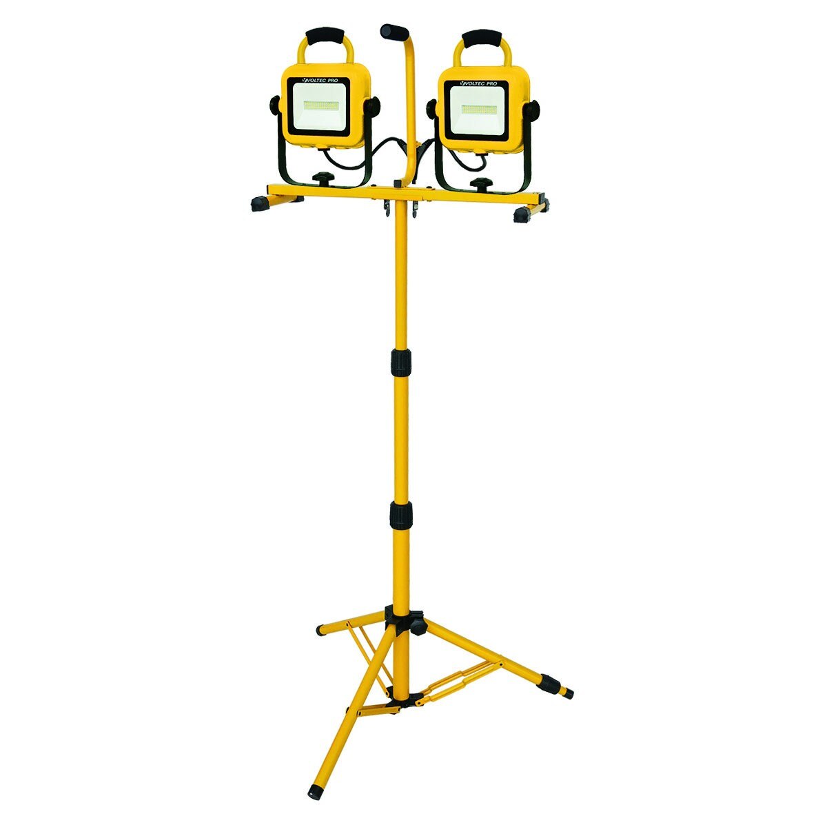 Voltec 08-00734 Dual 88W DOB LED Tripod Work Light with Quick Release Removable Sled Base 8,800 Lumens