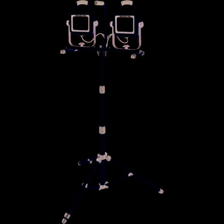 Voltec 08-00735 13,200 Lumen (132W) AC DUAL LED Twin Head Tripod Work Light