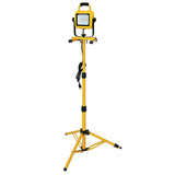 Voltec 08-00746 Tripod (Single Head) 72W LED Tripod Work Light 10,000 Lumens, w/ Quick Release Sled Base, 5ft 18/3 Power Cord w/ 5-15 Plug - 2
