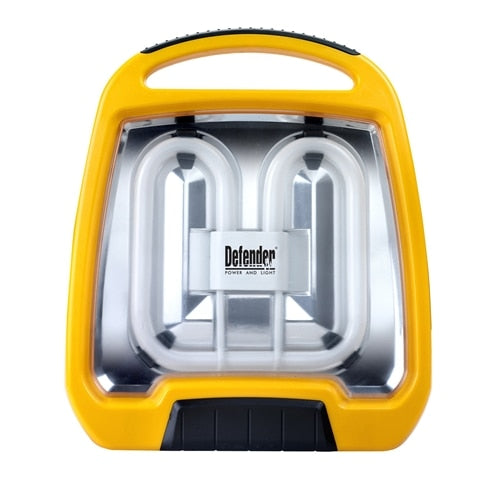 WobbleLight E709165 Defender E709165, Fluorescent Floor Light, E709165 38 watt IP 44 Rated, 10foot Integrated Power Cord yellow