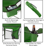 Wakeman 696593JEY Camping Chair with Canopy Shade 300 lb Capacity 37 x 23 x 53" Folded 6 x 37" - 4
