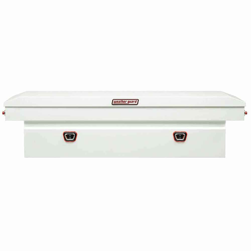 Weather Guard 126-3-03 Model 126-3-03 Saddle Box, Steel, Standard, White, 10.6 Cu. Ft. - 2