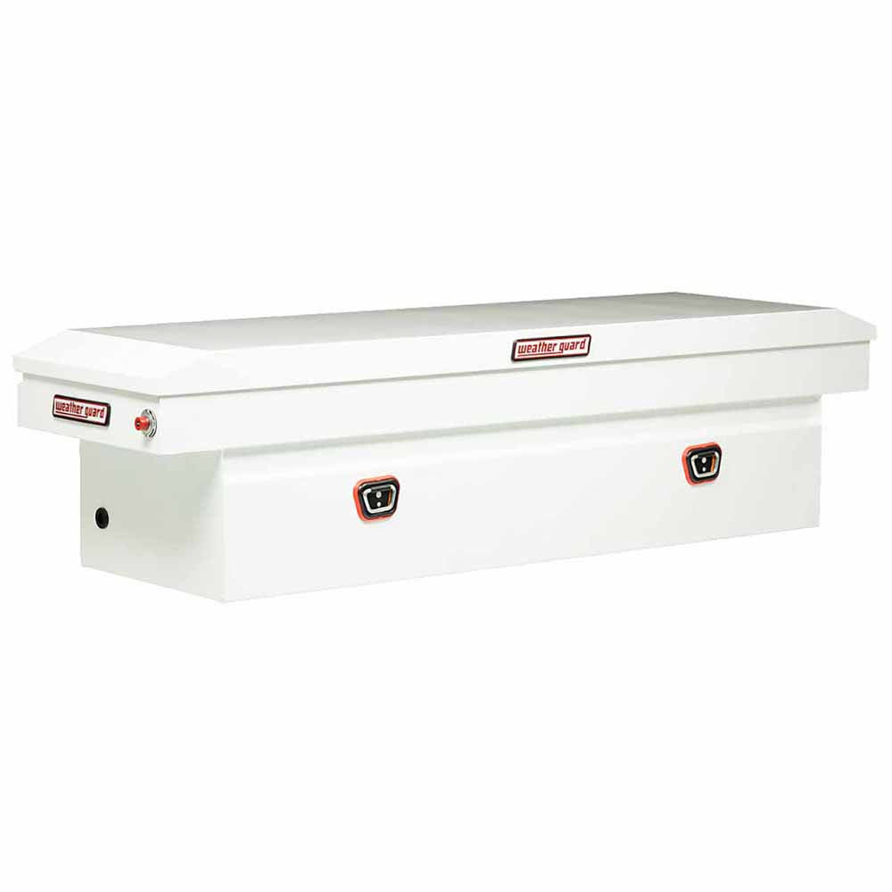 Weather Guard 126-3-03 Model 126-3-03 Saddle Box, Steel, Standard, White, 10.6 Cu. Ft. - 3