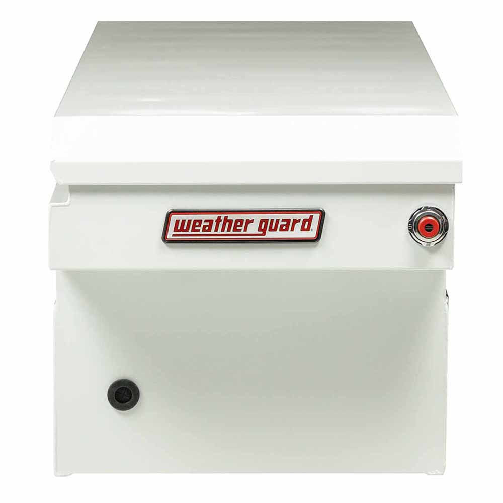 Weather Guard 126-3-03 Model 126-3-03 Saddle Box, Steel, Standard, White, 10.6 Cu. Ft. - 4