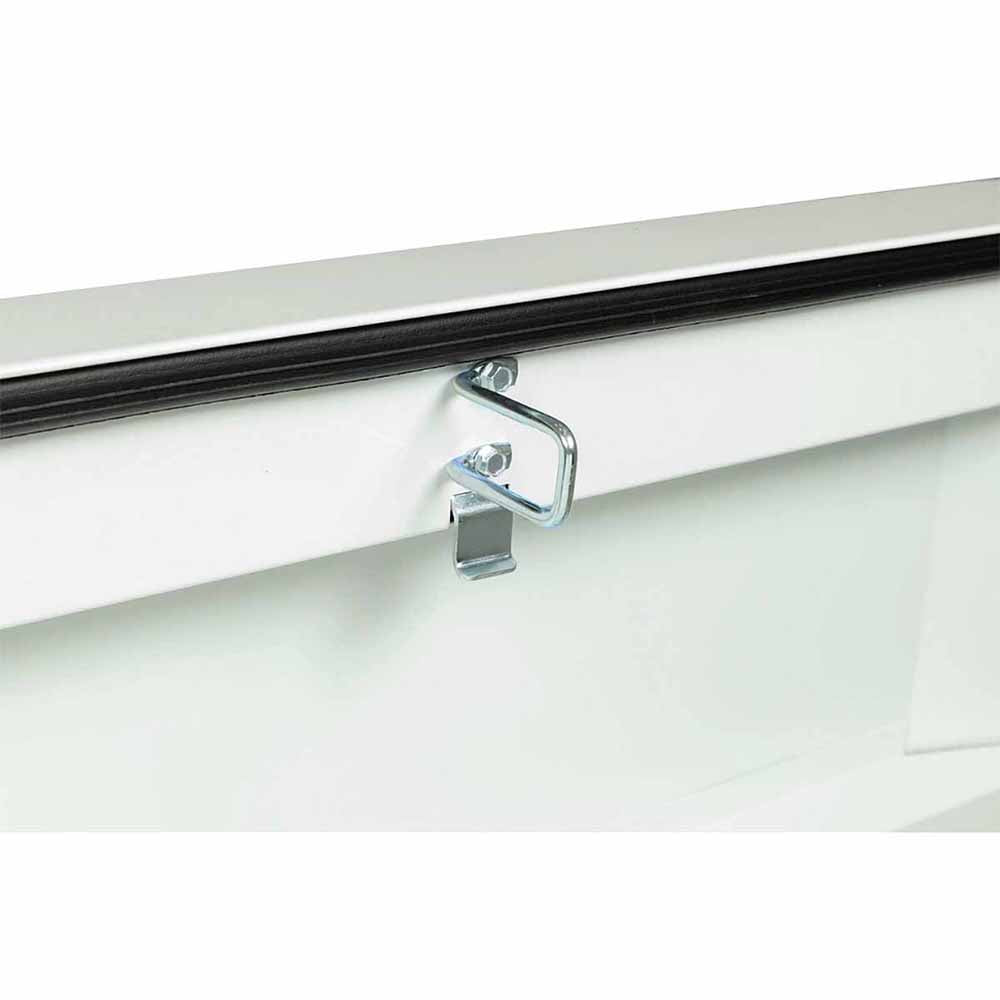 Weather Guard 126-3-03 Model 126-3-03 Saddle Box, Steel, Standard, White, 10.6 Cu. Ft. - 9