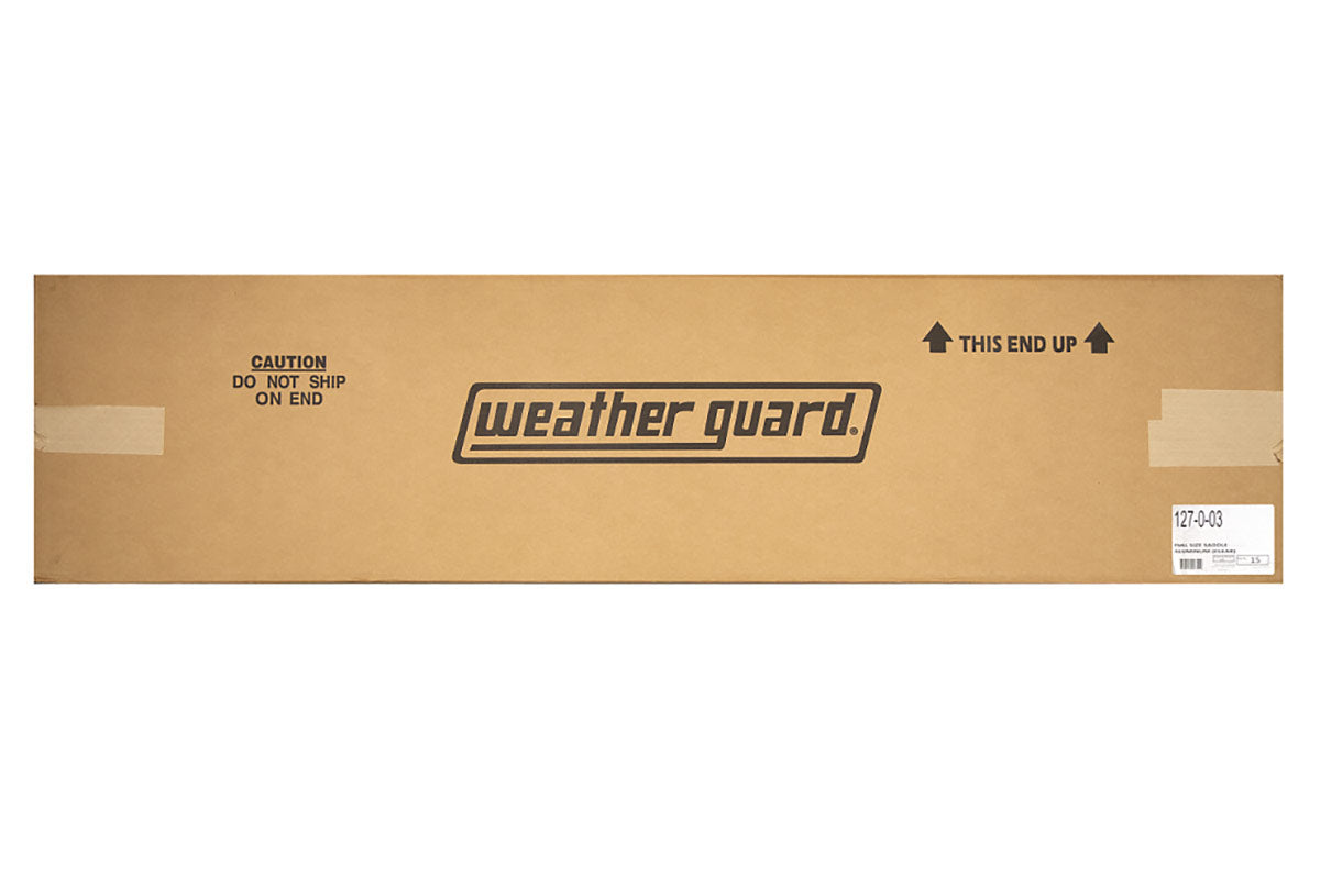 Weather Guard 127-0-03 Model 127-0-03 Saddle Box, Aluminum, Full Standard, Clear, 10.5 Cu. Ft. - 20