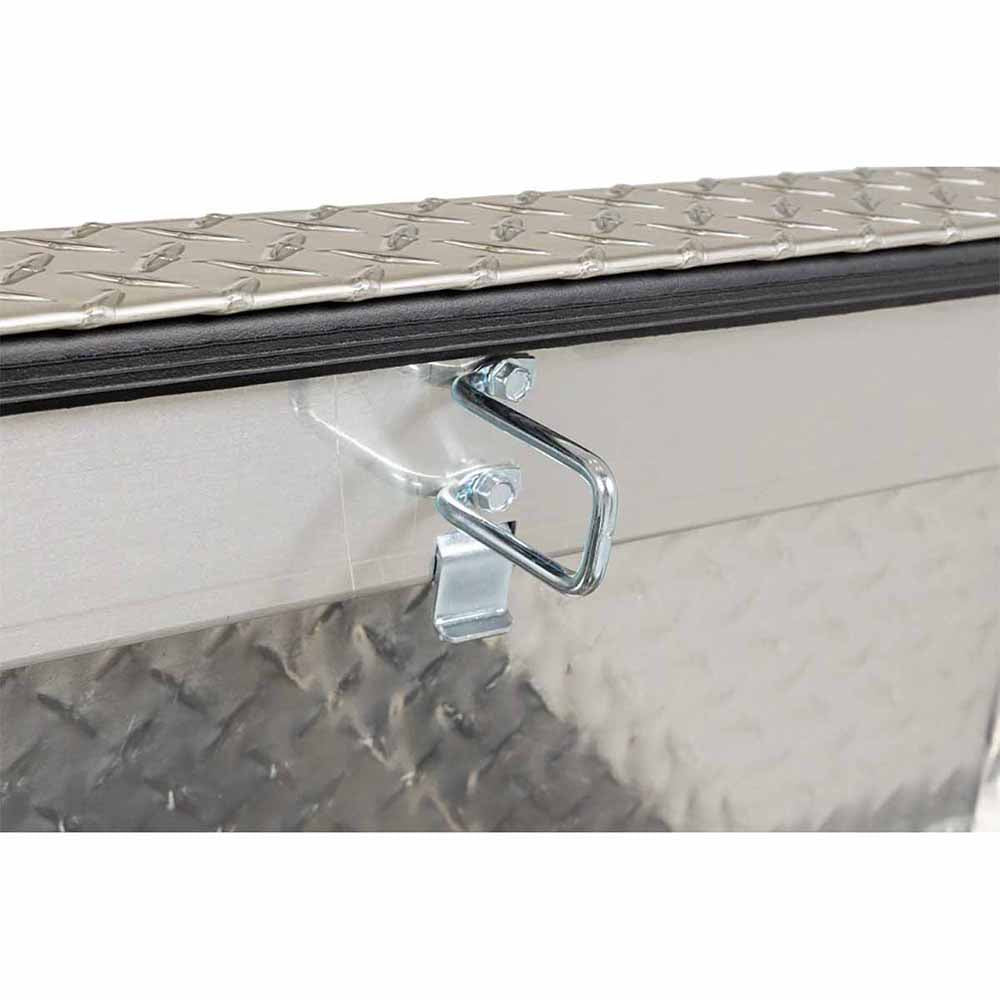 Weather Guard 127-0-03 Model 127-0-03 Saddle Box, Aluminum, Full Standard, Clear, 10.5 Cu. Ft. - 9