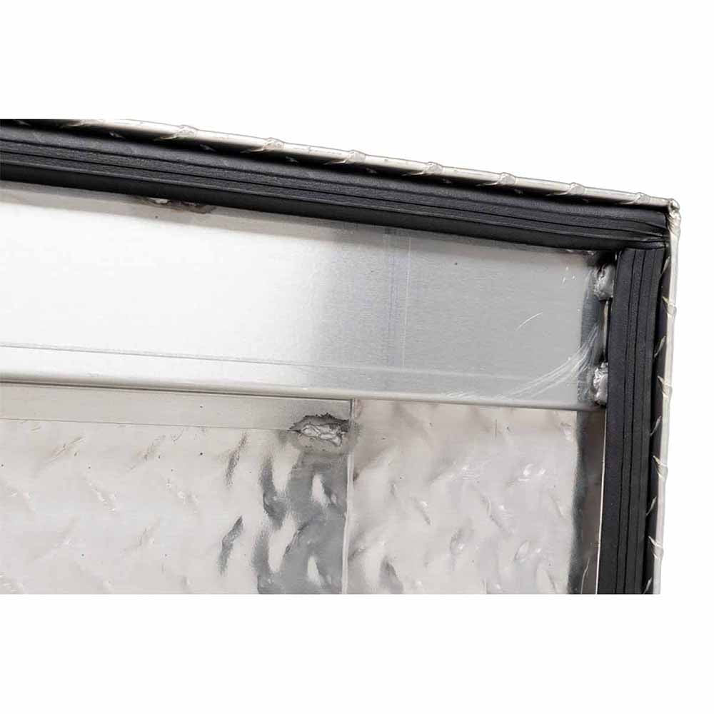 Weather Guard 127-0-03 Model 127-0-03 Saddle Box, Aluminum, Full Standard, Clear, 10.5 Cu. Ft. - 13