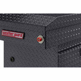 Weather Guard 127-6-03 Model 127-6-03 Saddle Box, Aluminum, Full Standard, Gunmetal Gray, 10.5 Cu. Ft. - 5