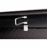 Weather Guard 137-5-03 Model 137-5-03 Saddle Box, Aluminum, Compact Deep, Gloss Black, 8.0 Cu. Ft. - 9