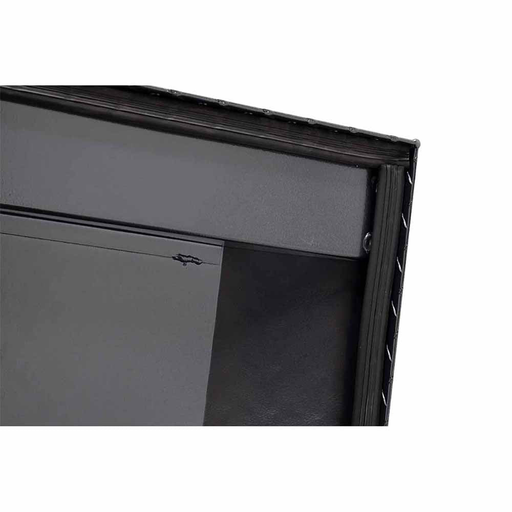 Weather Guard 137-6-03 Model 137-6-03 Saddle Box, Aluminum, Compact Deep, Gunmetal Gray, 8.0 Cu. Ft. - 15