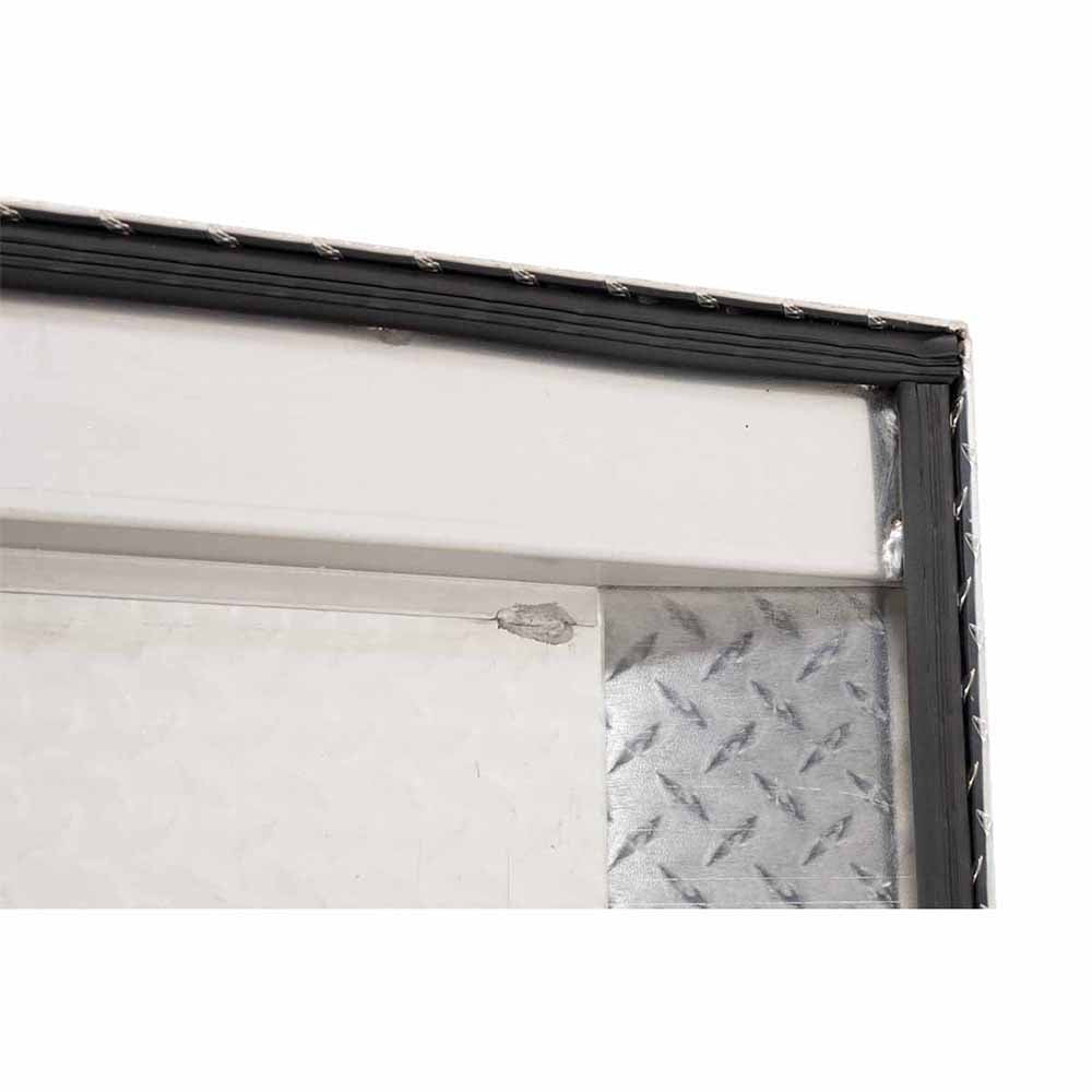 Weather Guard 154-0-03 Model 154-0-03 Saddle Box, Aluminum, Compact, Clear, 6.0 Cu. Ft. - 15