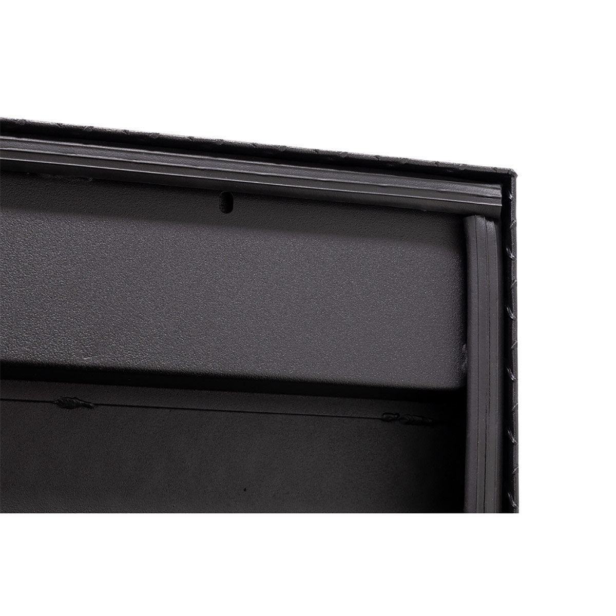 Weather Guard 164-52-03 Model 164-52-03 87" Lo-Side Box, Aluminum, Textured Matte Black, 6.5 Cu. Ft. - 5