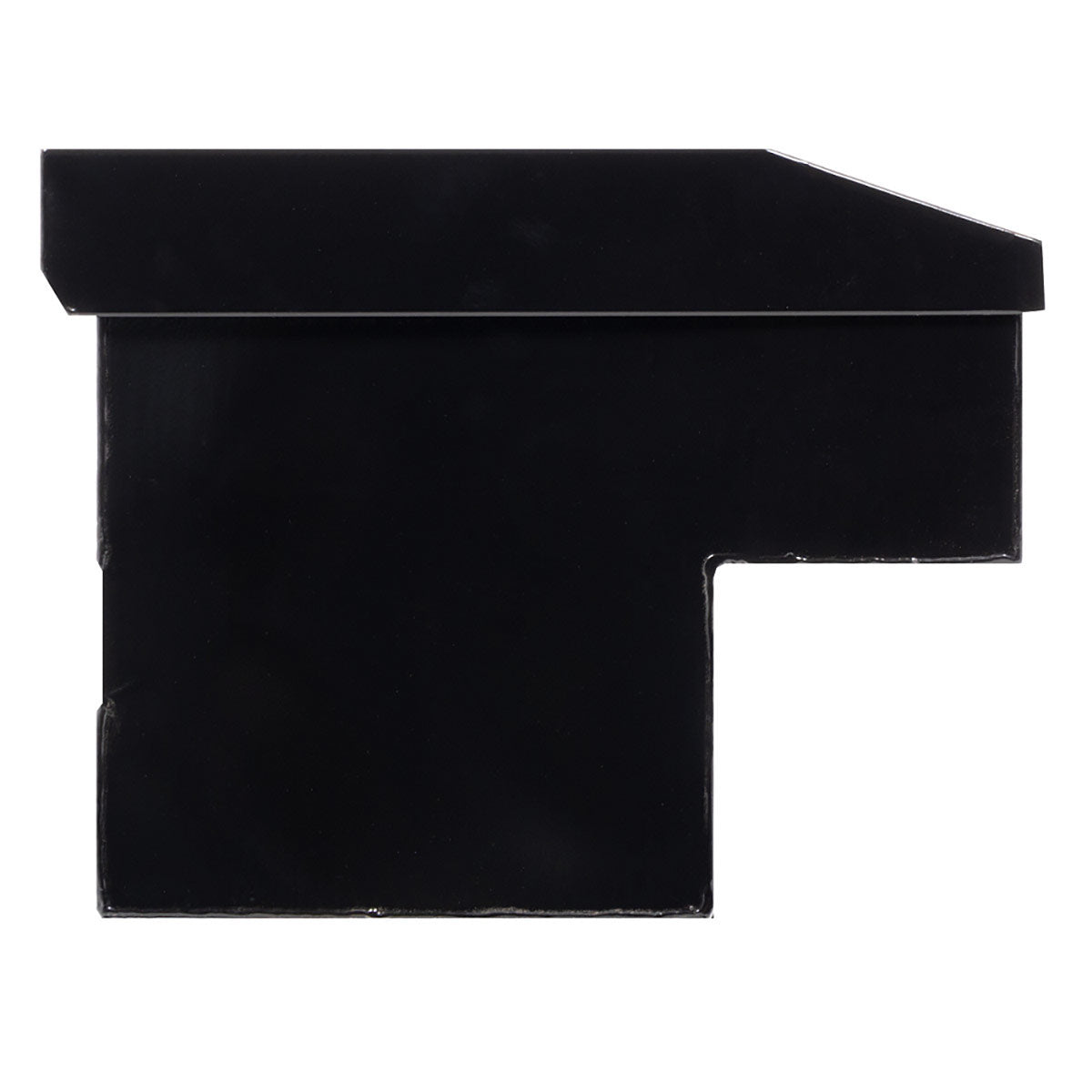 Weather Guard 165-5-03 Model 165-5-03 87" Lo-Side Box, Steel, Gloss Black, 6.6 Cu. Ft. - 4