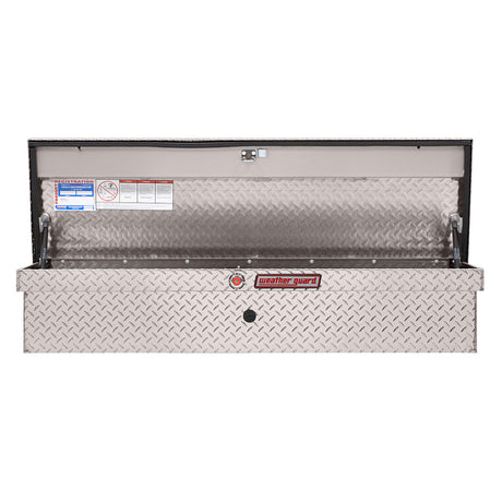 Weather Guard 178-0-03 Model 178-0-03 56" Low Profile Lo-Side Box, Aluminum, Clear, 3.8 Cu. Ft.