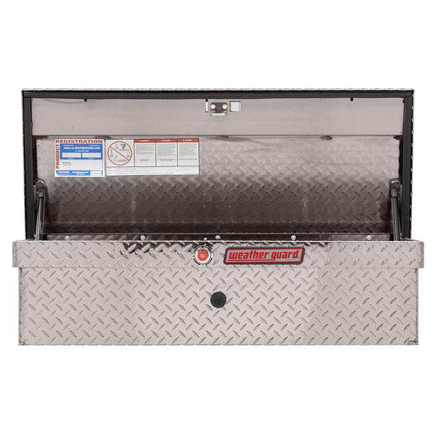 Weather Guard 180-0-03 Model 180-0-03 41" Low Profile Lo-Side Box, Aluminum, Clear, 3.8 Cu. Ft.