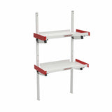 Weather Guard 9536-3-01 Folding Van Shelving Unit with 2 Shelves for Flexible Van Storage