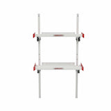 Weather Guard 9536-3-01 Folding Van Shelving Unit with 2 Shelves for Flexible Van Storage - 3